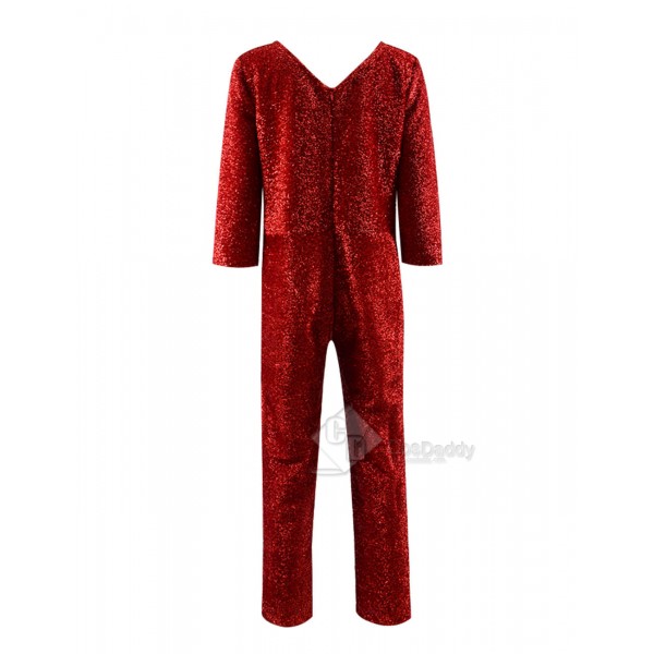 Sing Rossi Pig Red Jumpsuit Cosplay Costume