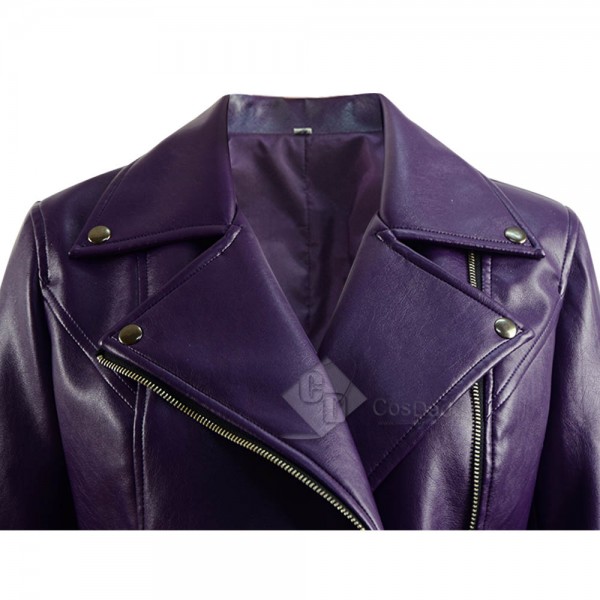 Vox Lux Celeste Leather Coat Cosplay Costume