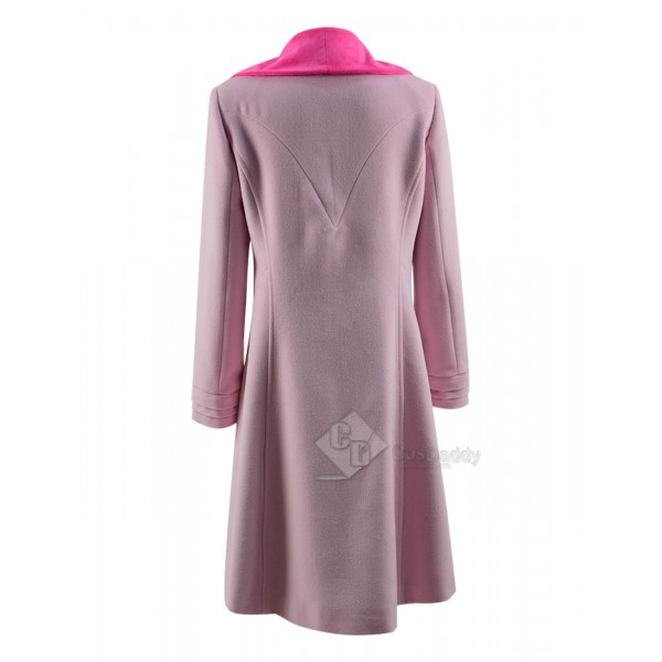 Fantastic Beasts The Crimes of Grindelwald Queenie Goldstein Pink Trench Coat Cosplay Costume