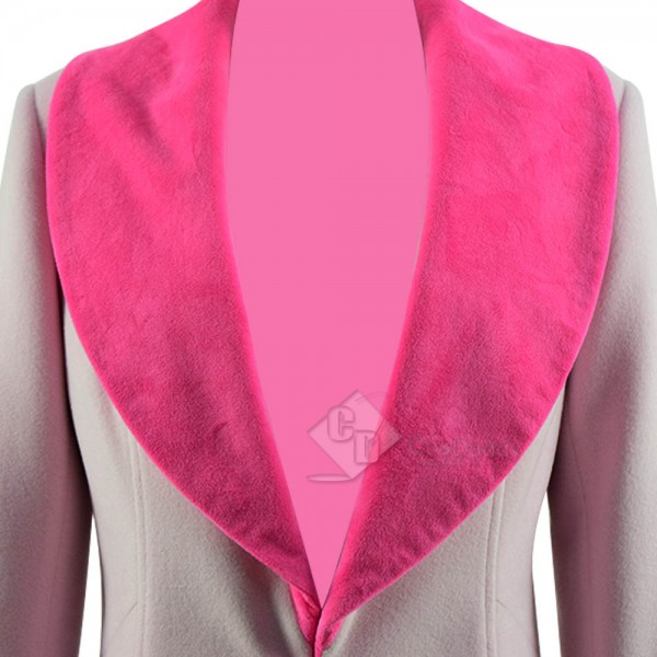 Fantastic Beasts The Crimes of Grindelwald Queenie Goldstein Pink Trench Coat Cosplay Costume