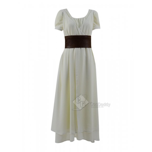 Les Misérables Fantine White Dress Cosplay Costume