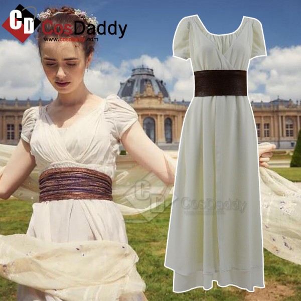 Les Misérables Fantine White Dress Cosplay Costum...