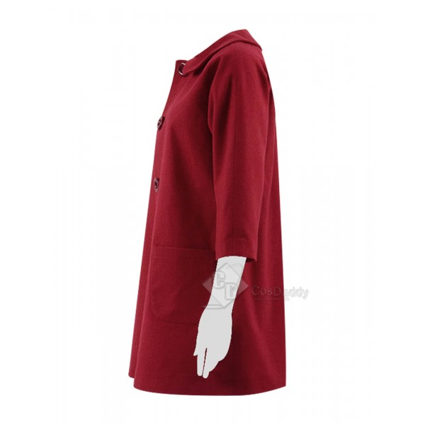 Chilling Adventures of Sabrina Sabrina Spellman Red Coat Cosplay Costume