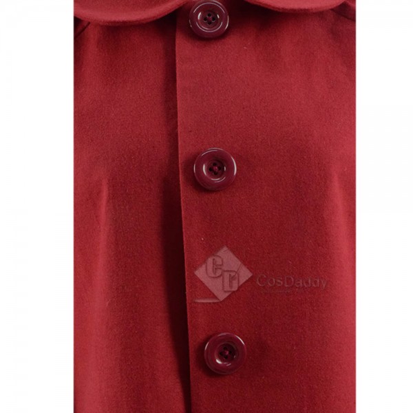 Chilling Adventures of Sabrina Sabrina Spellman Red Coat Cosplay Costume