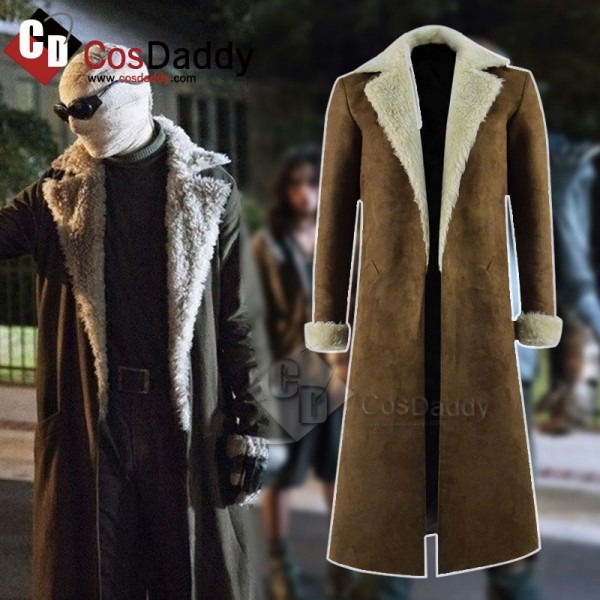 DC Doom Patrol Negative Man Trench Coat Cosplay Co...