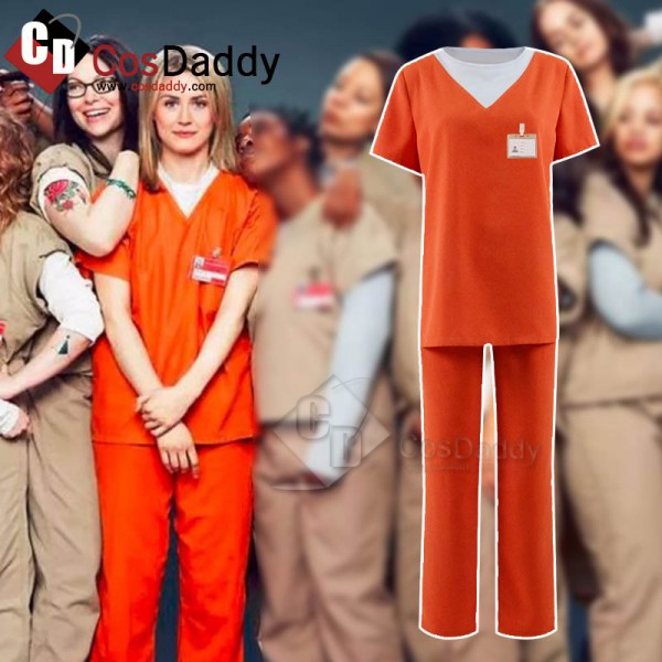 Orange Is the New Black Season 7 Piper Chapman Prisoner Cosplay Costume