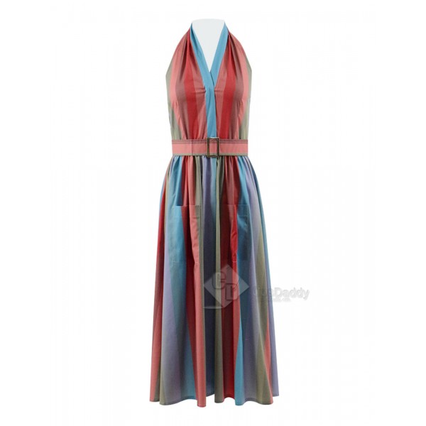 The Marvelous Mrs. Maisel Miriam Midge Maisel Rainbow Dress Cosplay Costume