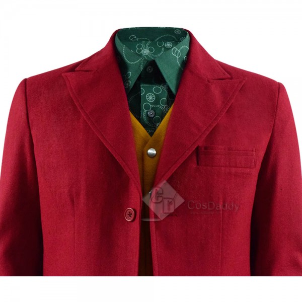 2019 Joker Joaquin Phoenix Arthur Fleck Flannelette Uniform Cosplay Costume