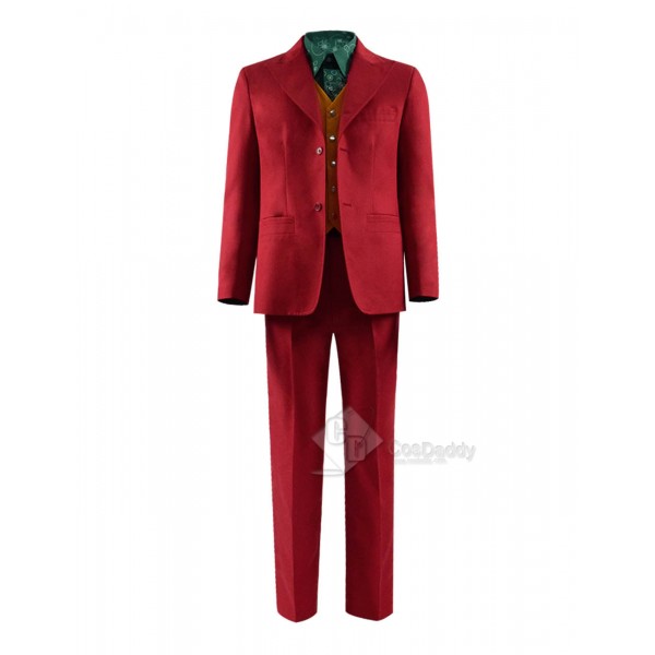 2019 Joker Joaquin Phoenix Arthur Fleck Uniform Cosplay Costume