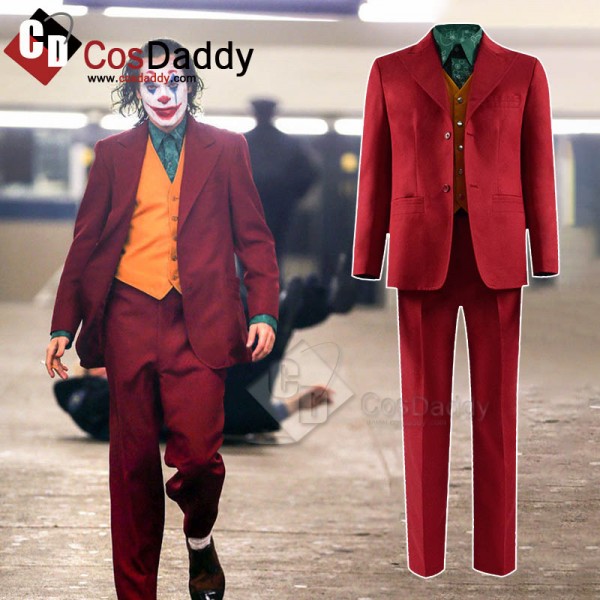 2019 Joker Joaquin Phoenix Arthur Fleck Uniform Cosplay Costume