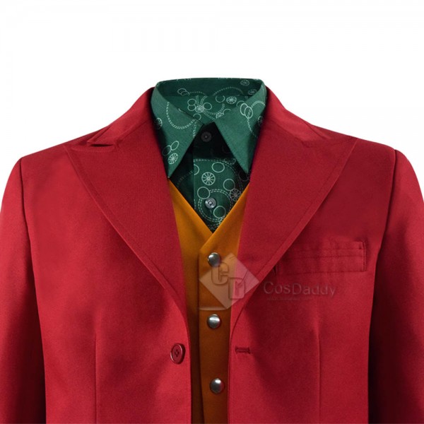 2019 Joker Joaquin Phoenix Arthur Fleck Uniform Cosplay Costume