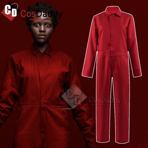 2019 Us Adelaide Wilson Lupita Nyong'o Jumpsuit Cosplay Costume