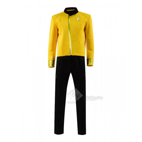 Star Trek: Discovery Christopher Pike Yellow Uniform Cosplay Costume