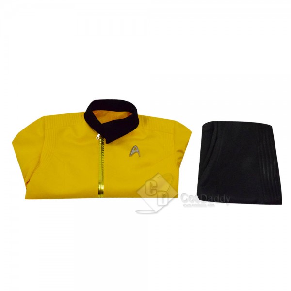 Star Trek: Discovery Christopher Pike Yellow Uniform Cosplay Costume