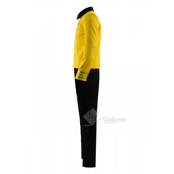 Star Trek: Discovery Christopher Pike Yellow Uniform Cosplay Costume