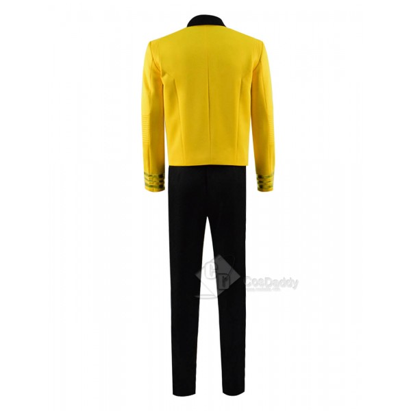 Star Trek: Discovery Christopher Pike Yellow Uniform Cosplay Costume