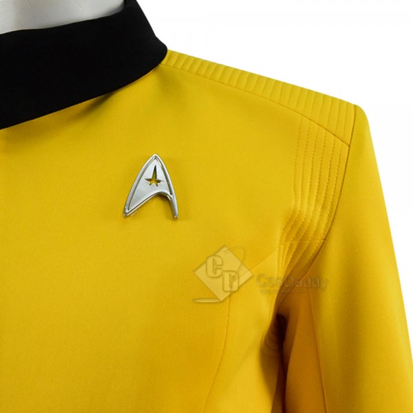 Star Trek: Discovery Christopher Pike Yellow Uniform Cosplay Costume