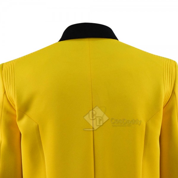 Star Trek: Discovery Christopher Pike Yellow Uniform Cosplay Costume