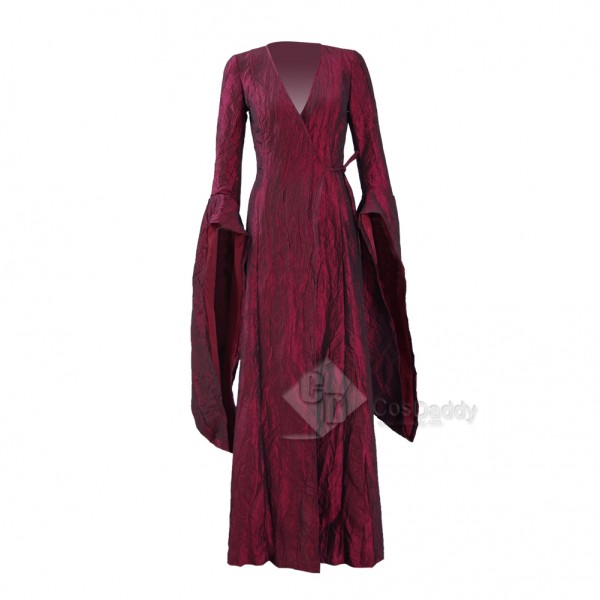 Game of Thrones Season 6 Melisandre Red Dress Cosplay Costume