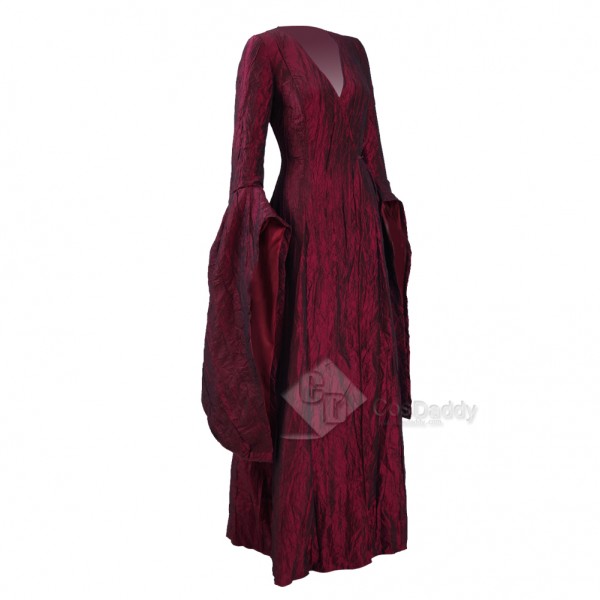 Game of Thrones Season 6 Melisandre Red Dress Cosplay Costume