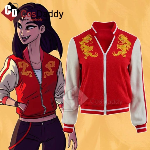 Ralph Breaks the Internet Hua Mulan Thicken Jacket Cosplay Costume