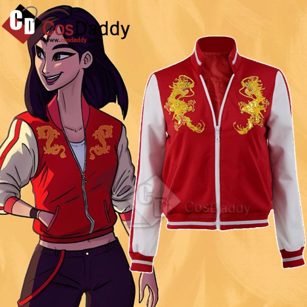 Ralph Breaks the Internet Hua Mulan Jacket Cosplay...