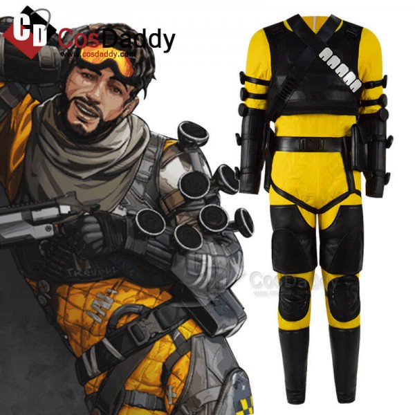 Apex Legends Mirage Yellow Full Set Cosplay Costum...