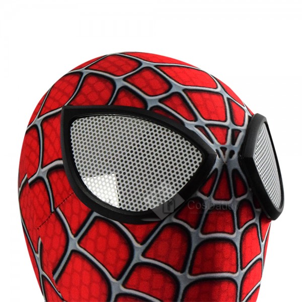 Spider-Man: Into the Spider-Verse Peter Parker Jumpsuit Mask Adult Children Cosplay Costume