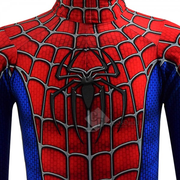 Spider-Man: Into the Spider-Verse Peter Parker Jumpsuit Mask Adult Children Cosplay Costume