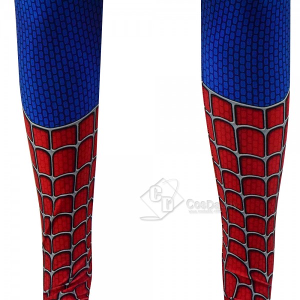 Spider-Man: Into the Spider-Verse Peter Parker Jumpsuit Mask Adult Children Cosplay Costume