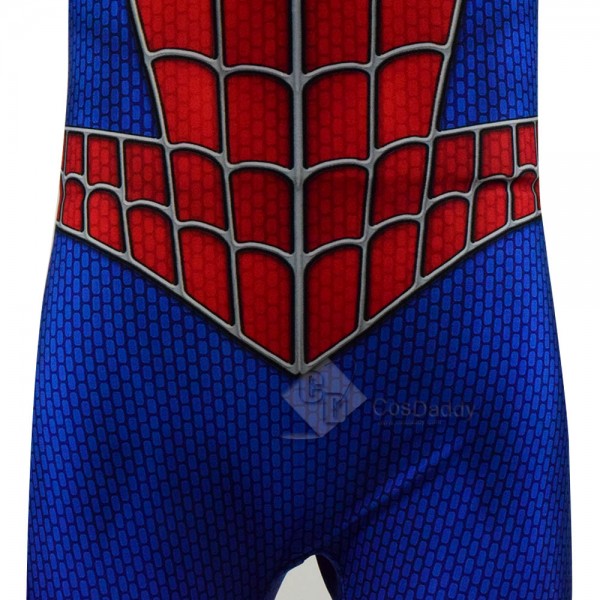 Spider-Man: Into the Spider-Verse Peter Parker Jumpsuit Mask Adult Children Cosplay Costume