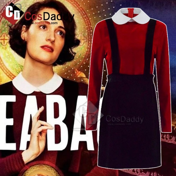 Fleabag Season 2 Suspender Skirt Red Shirt Outfit ...