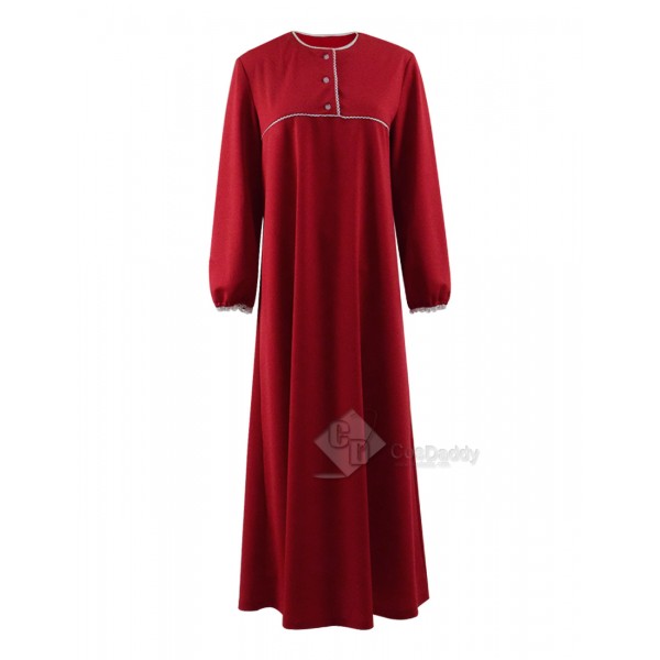 The Conjuring 2 Costume Red Sleep Dress Pajamas Skirt Cosplay