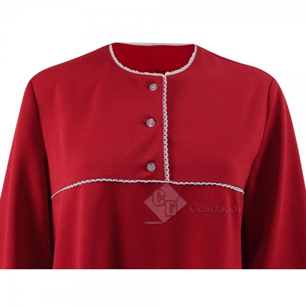 The Conjuring 2 Costume Red Sleep Dress Pajamas Skirt Cosplay