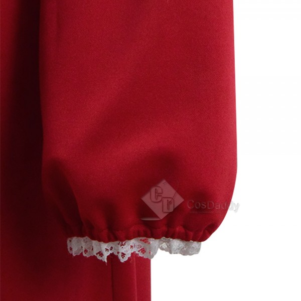 The Conjuring 2 Costume Red Sleep Dress Pajamas Skirt Cosplay