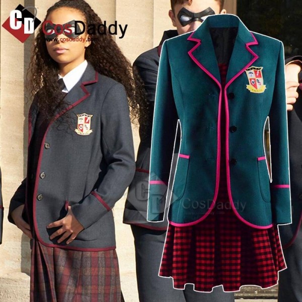 The Umbrella Academy Cosplay Outfit Girls School U...