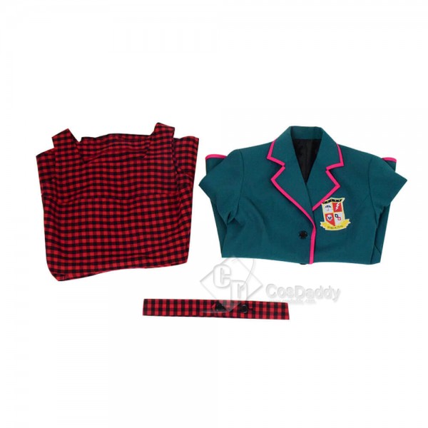 The Umbrella Academy Cosplay Outfit Girls School Uniform Red TV Costume