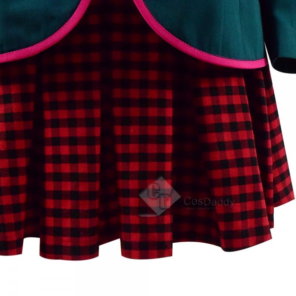 The Umbrella Academy Cosplay Outfit Girls School Uniform Red TV Costume