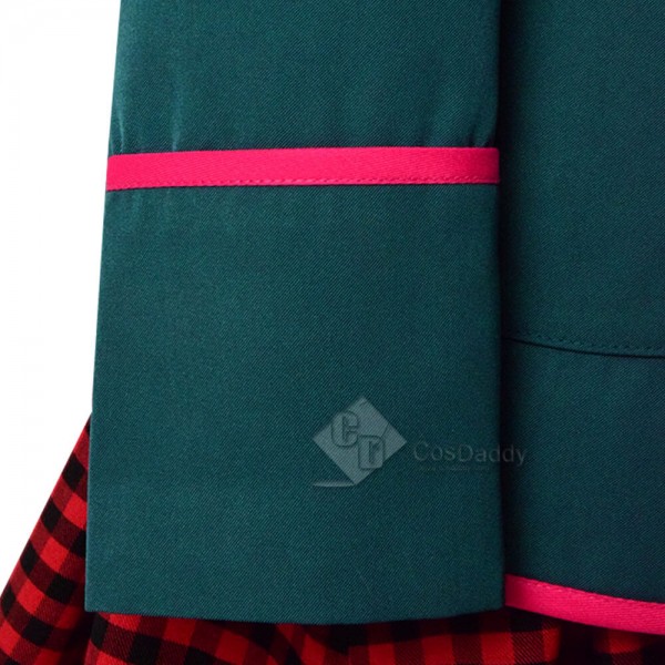 The Umbrella Academy Cosplay Outfit Girls School Uniform Red TV Costume