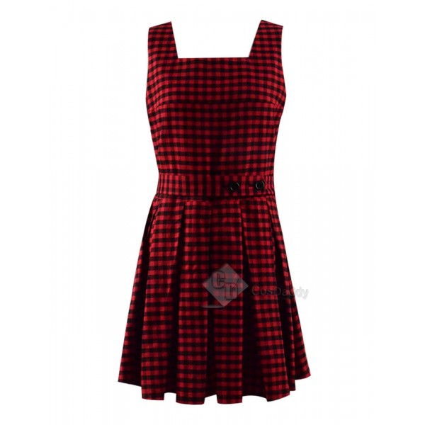 The Umbrella Academy Cosplay Outfit Girls School Uniform Red TV Costume