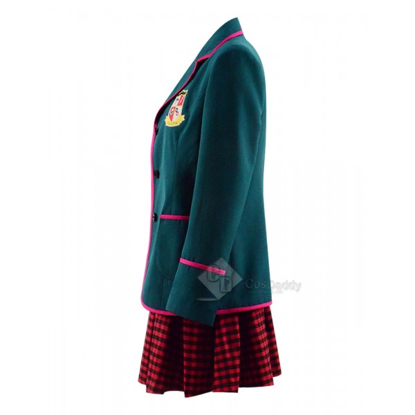 The Umbrella Academy Cosplay Outfit Girls School Uniform Red TV Costume