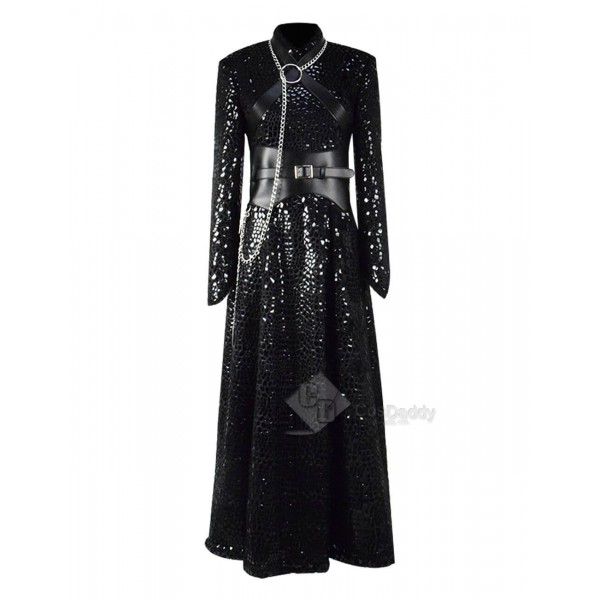 Game of Thrones Season 8 Sansa Stark Dress Black Cosplay Costume