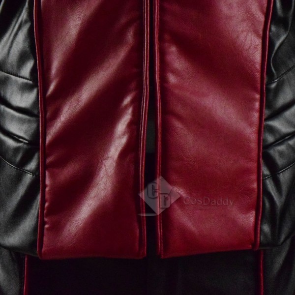 Cosdaddy The Orville Uniform Costume Red Leather Jacket Full Set Cosplay