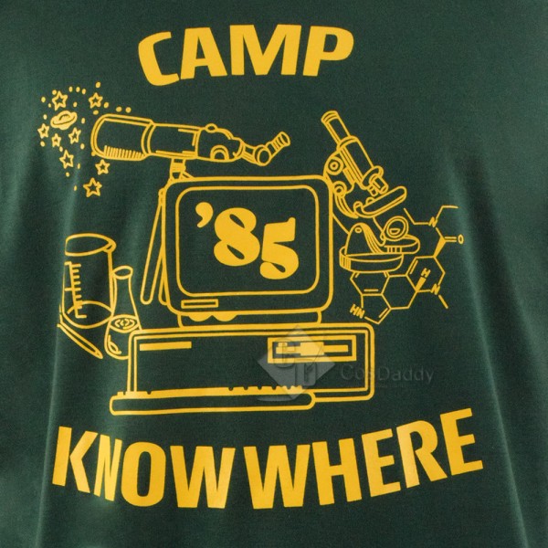 Stranger Things Dustin Shirt Camp Know Where Ringer Tee For Adults