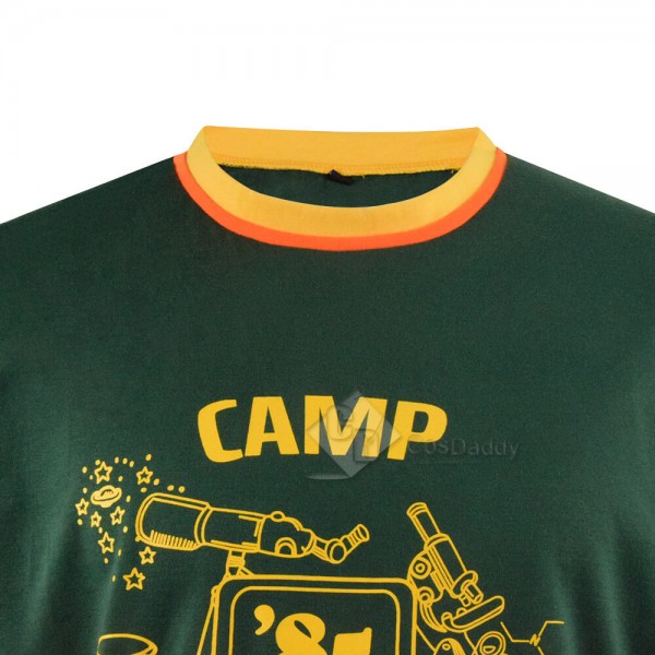 Stranger Things Dustin Shirt Camp Know Where Ringer Tee For Adults