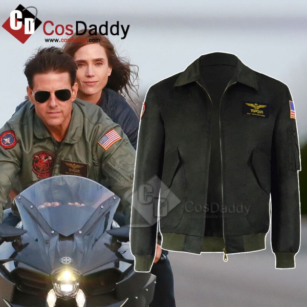 Top Gun Maverick Halloween Costume Nylon Jacket Fo...