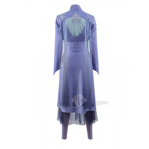 Disney Frozen 2 Queen Elsa Dress Cosplay Costume Halloween 2019