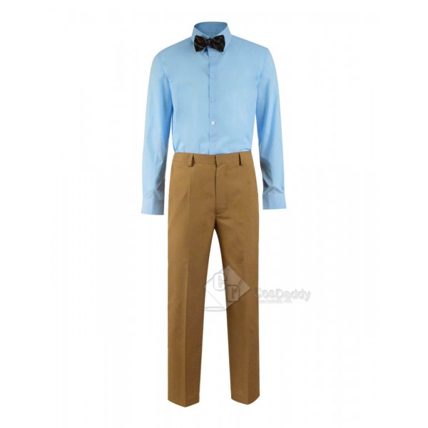 Good Omens Michael Sheen Coat Outfit Full Set Cosplay Costume 2019