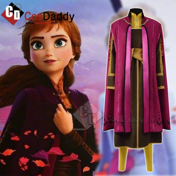 Halloween Frozen 2 Princess Anna Cosplay Costume For Adults Cosdaddy