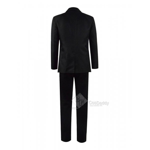 Good Omens David Tennant Black Full Set Crowley Costumes